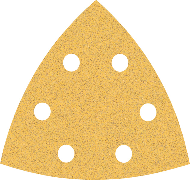 EXPERT C470 Schleifpapier für Deltaschleifer, 93 mm, K 80, 5 Stück