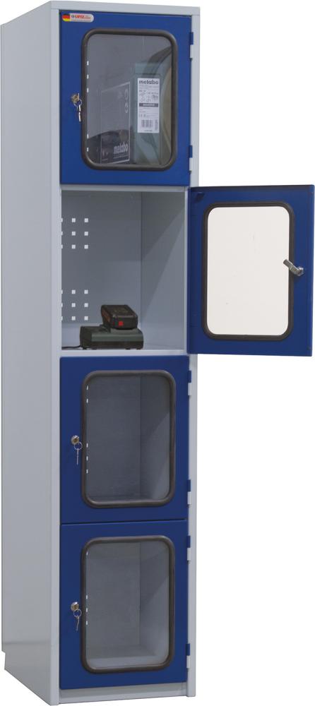Akku-Wertfachschrank 1850x415x500/540 mm HxBxT Akku-Wertfachschrank 1850x415x500/540 mm HxBxT