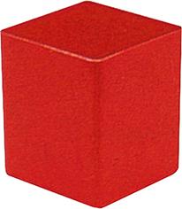 Kunststoffeinsatz 54x 54x 63mm rot (H)