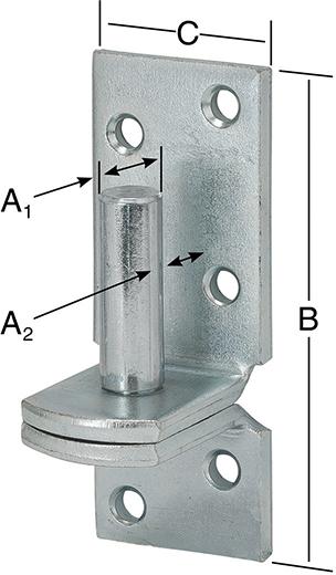 Aufschraubkloben DI 10x85 mm verz. VORMANN Aufschraubkloben DI 10x85 mm verz. VORMANN