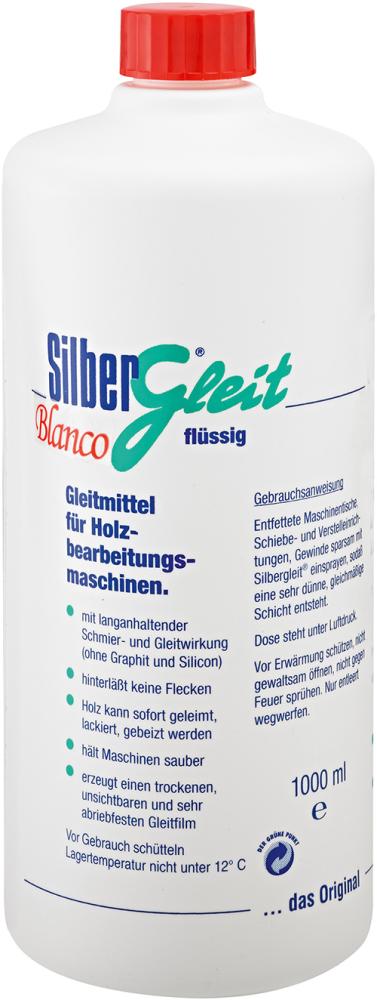 Gleitmittel flüssig 1000ml Flasche SilberGleit Blanco