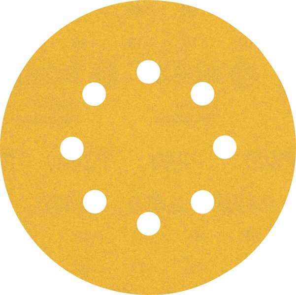 EXPERT C470 Schleifpapier mit 8 Löchern für Exzenterschl., 125 mm, K 240, 5-tlg.