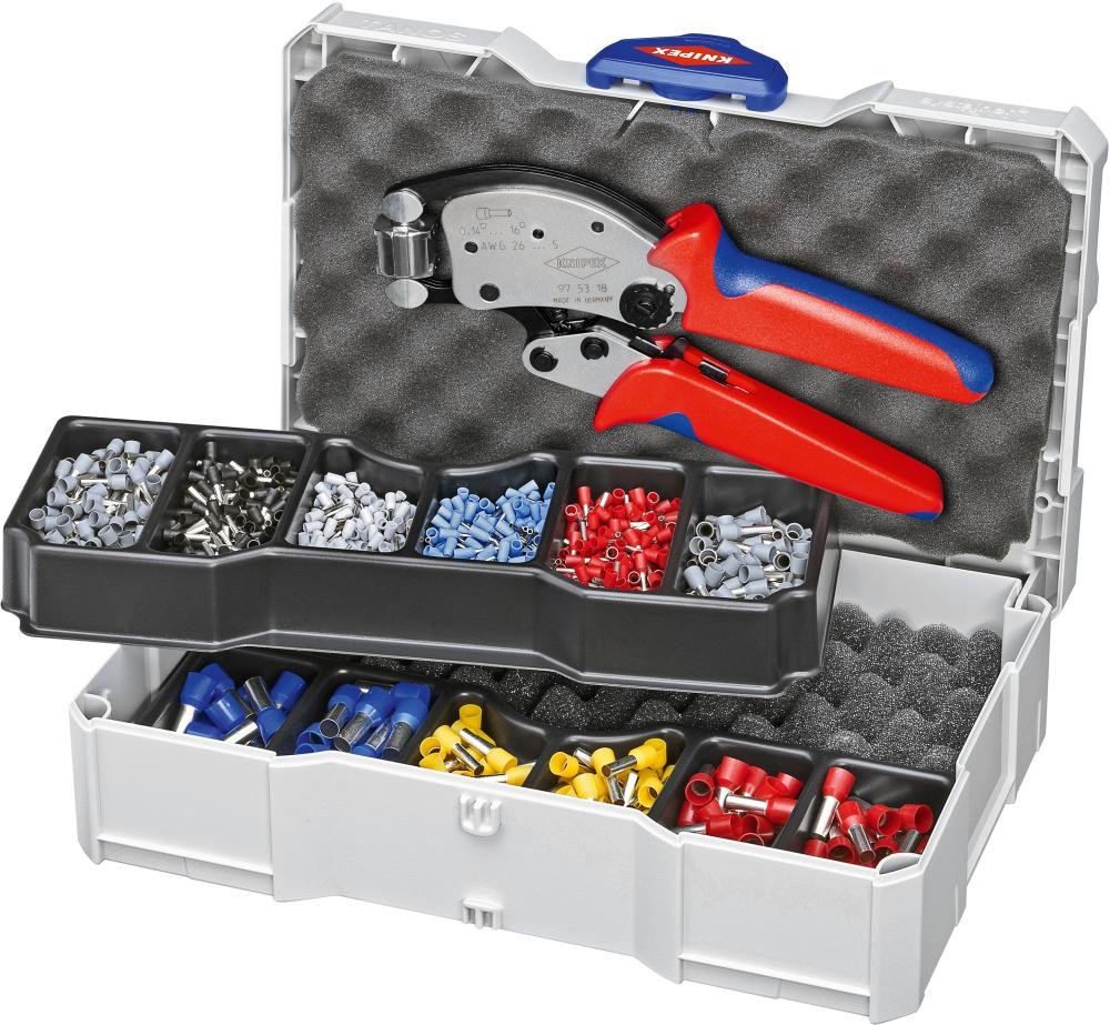 Aderendhülsen-Sortiment 1191tlg. Twistor16 Knipex