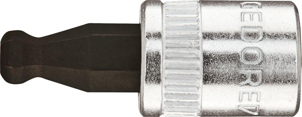 Schraubendrehereinsatz 1/4" Innensechskant mit Kugelkopf 4x28mm Gedore