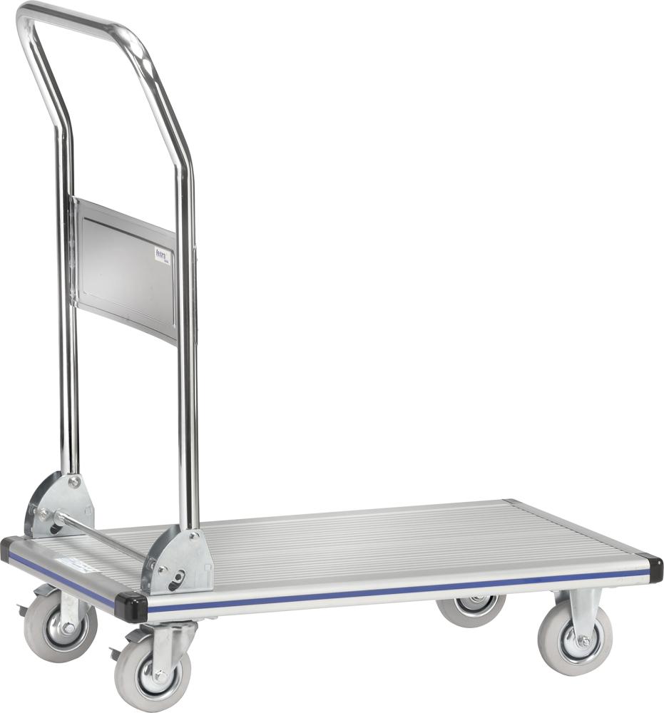 Alu-Plattformwagen 3120 Klappbügel 740x480 mm fetra