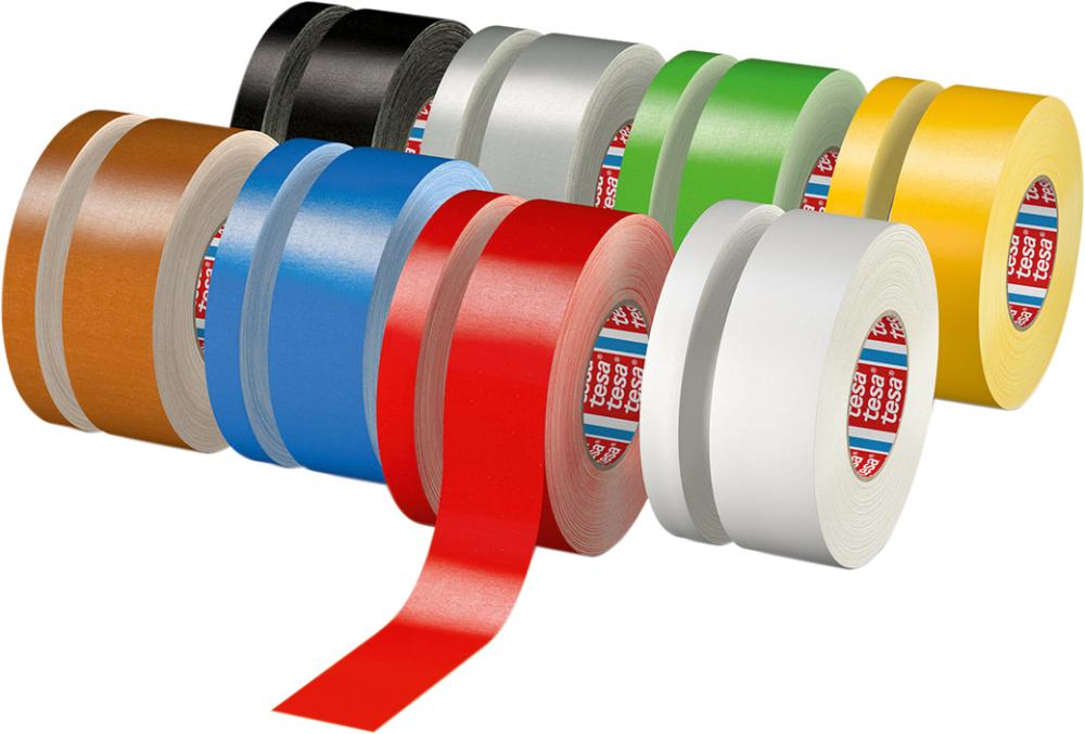 Gewebe-Klebeband 4651 kunststoffbeschichtet 19mmx50m rot tesa