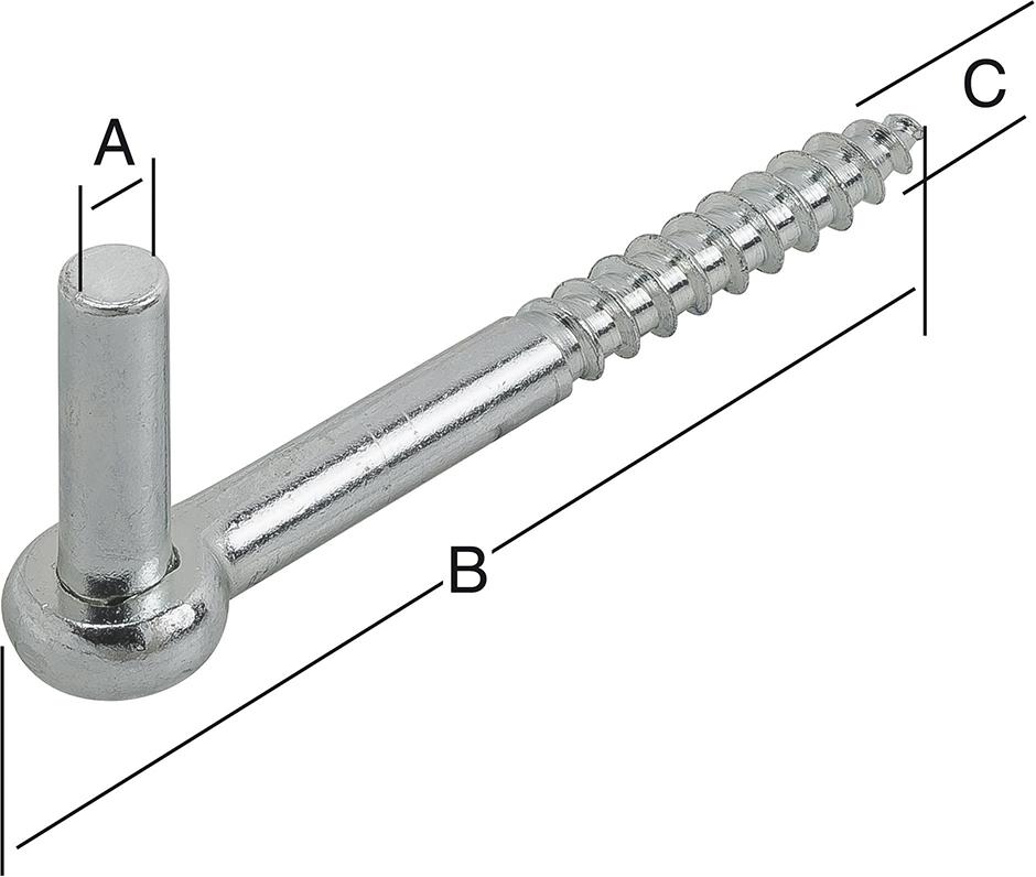 Einschraubkloben verz 13x100mm Nr. 72013Z VORMANN Einschraubkloben verz 13x100mm Nr. 72013Z VORMANN