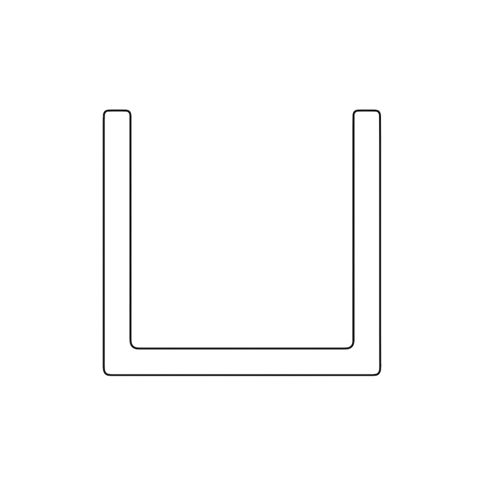 Aluminium-U-Profil 10x10x2 mm