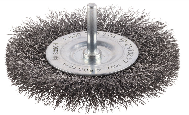 PRO Metal clean Scheibenbürste, gerader Schaft, 100 x 0,2 mm